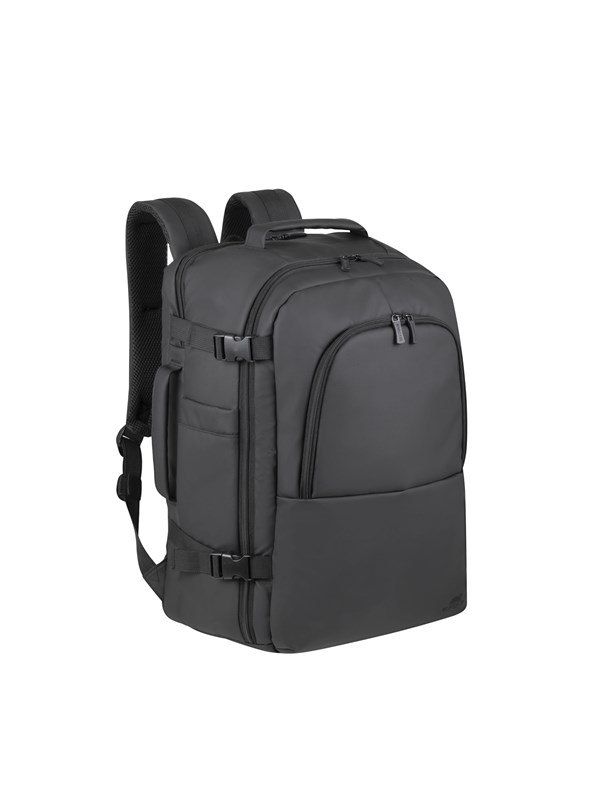 Rivacase Eco Laptop Rucksack 17.3"- wasserabweisender moderner Tagesrucksack aus recyceltem Kunststoff - für Damen und Herren, Urban Backpack für Business, Reisen, Sport, Uni, Schule