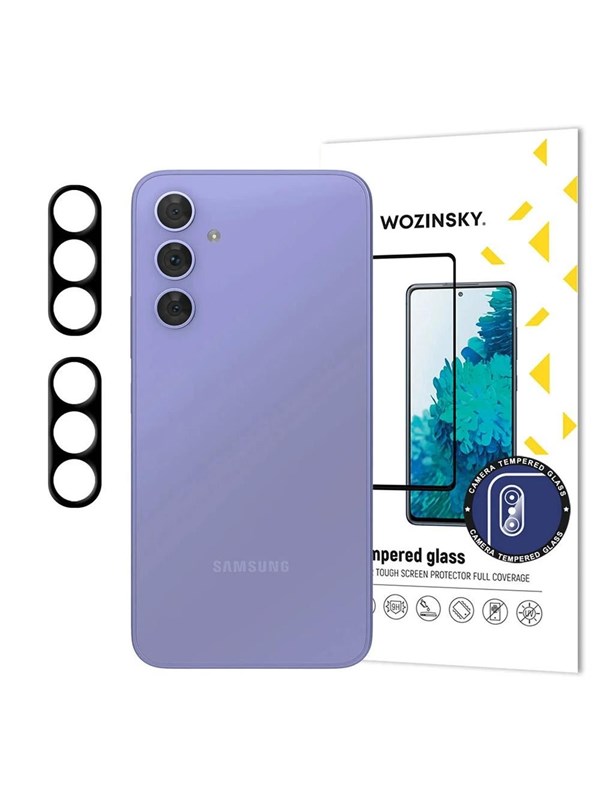 Wozinsky Black Full Camera Glass for Samsung Galaxy A17 / A17 5G Set of 2