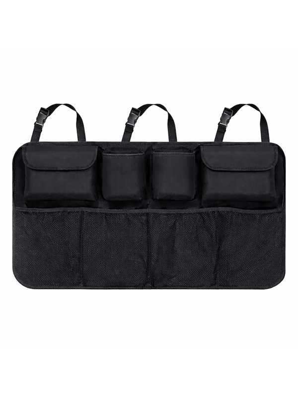 Wozinsky Large Car Organizer for Back Seat Backrest and Trunk - Black