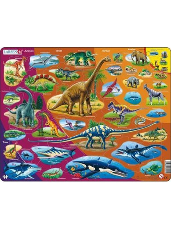Larsen Puzzles Puzzle Natural History - 85 pieces Maxi (36.5x28.5 cm) Boden