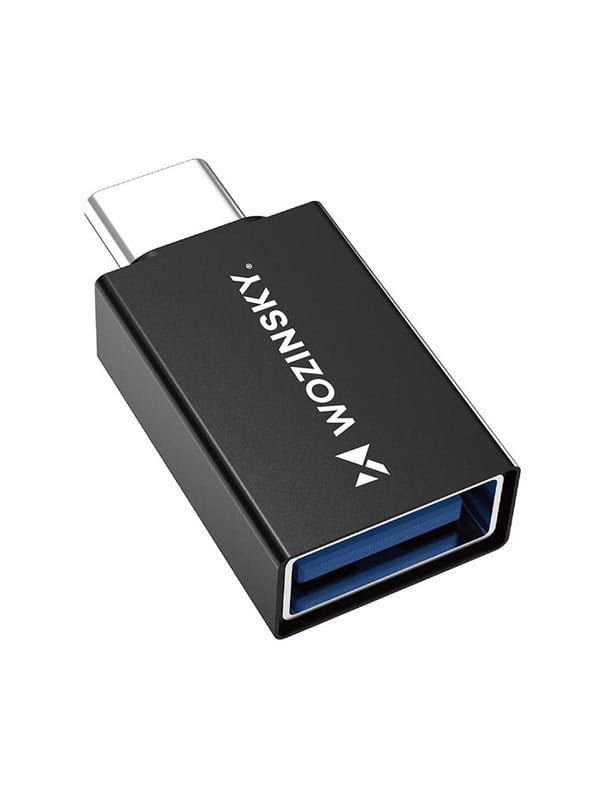 Wozinsky W10GY1S USB-C - USB-A 3.2 10Gb/s Adapter - Black