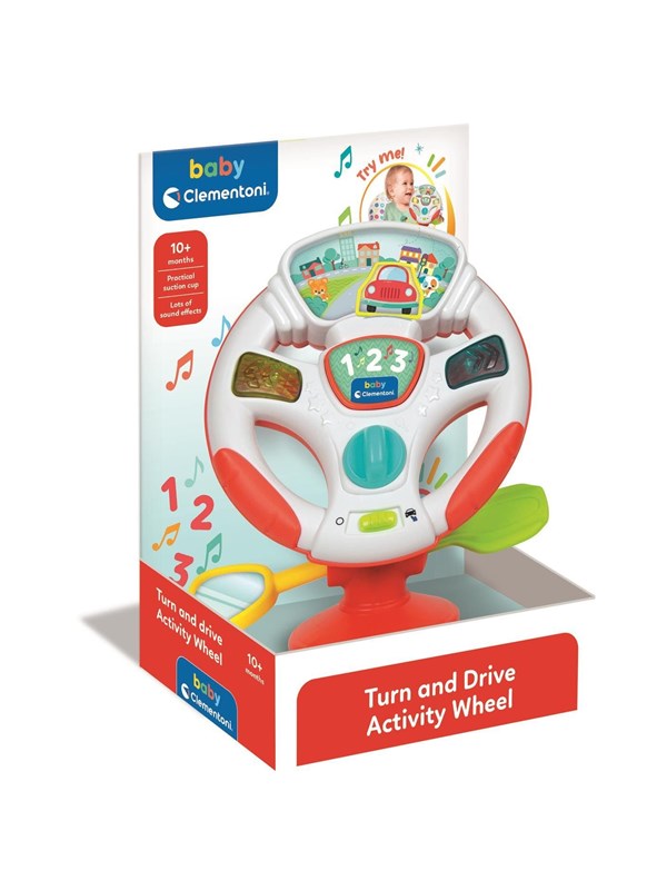 Clementoni Turn and Drive Activity Wheel
