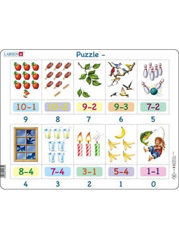 Larsen Puzzles Puzzle Minus - 20 pieces Maxi (36.5x28.5 cm) Boden
