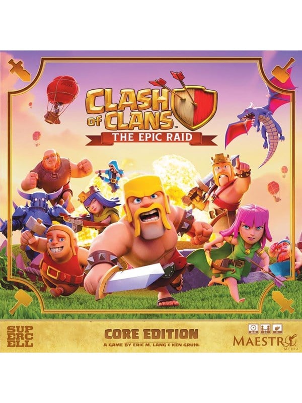 Asmodee Clash of Clans: The Epic Raid Bordspel