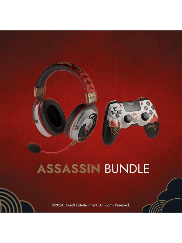 Lexip - Assassin Bundle - headset - 35 mm jack - with Ubisoft controller and Assassins Creed Shadows
