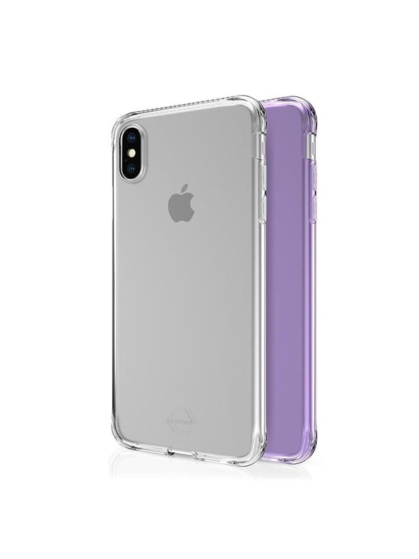 ITSKINS NANO DUO cover for iPhone XS Max®. Light purple and transparent