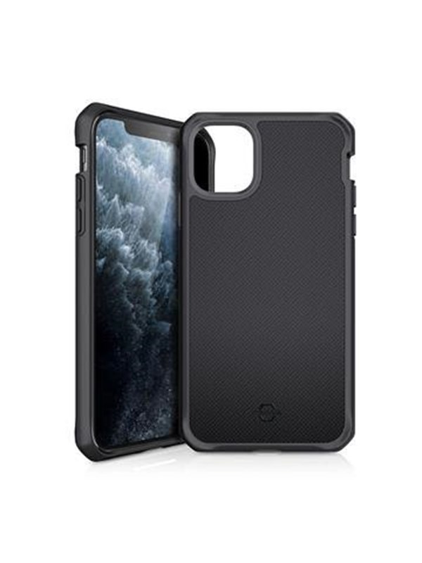 ITSKINS BALLISTIC? NYLON cover for iPhone 11 Max / XS Max®. Black