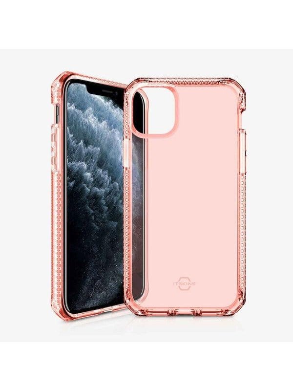 ITSKINS SPECTRUM CLEAR cover for iPhone 11 Pro / XS / X®. Coral red