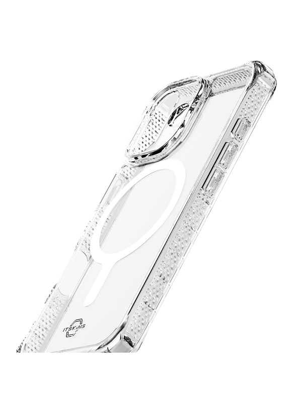 ITSKINS HYBRID MAGSAFE CLEAR cover for iPhone 17®. Transparent