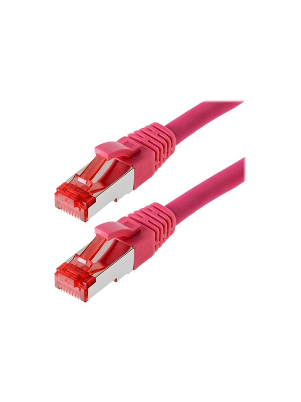 Helos patch cable - 2 m - magenta - Rosa - 2m