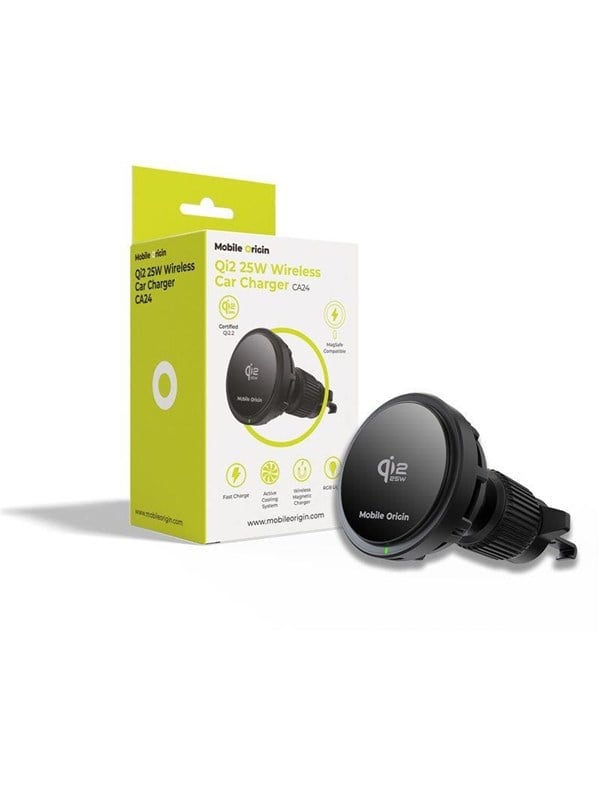 Mobile Origin Qi2 25W Wireless Car Charger CA24
