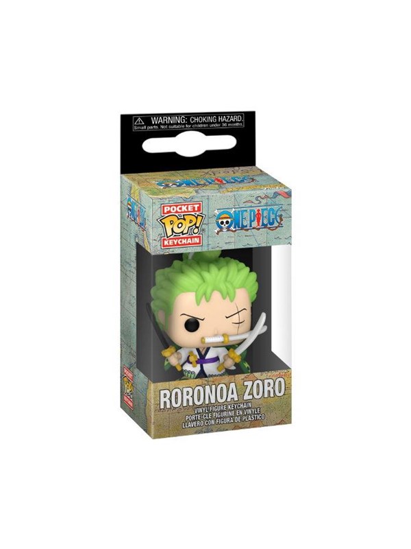 Schlüsselanhänger Funko Pop ! One Piece Roronoa Zoro