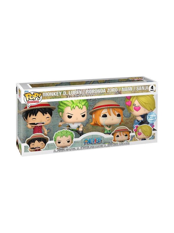 Funko! - Funko POP 4PK One Piece Refresh