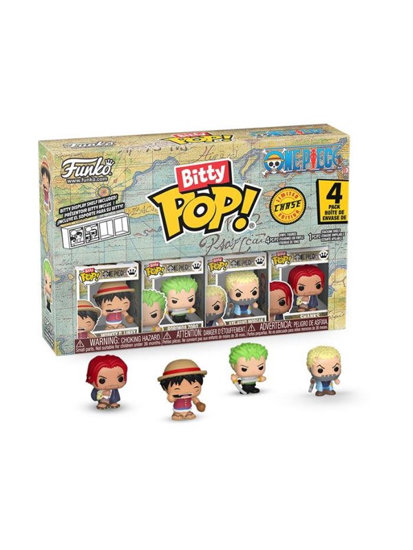 Funko! - Funko Bitty POP 4PK One Piece Luffy