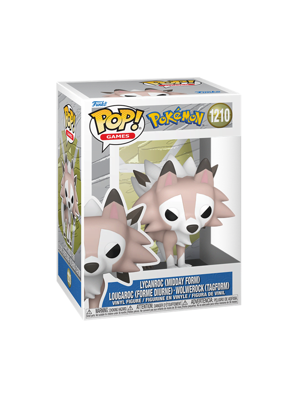 Funko - Funko POP Vinyl Pokemon Lycanroc Midday