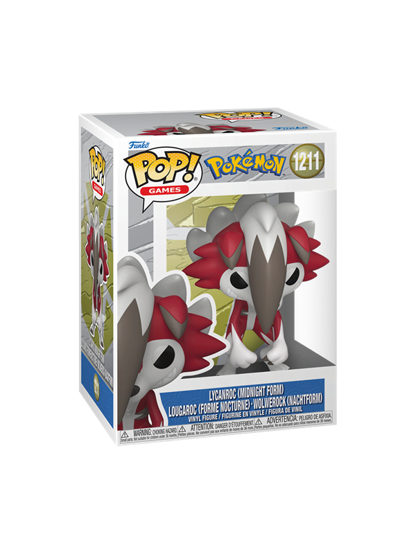 Funko - Funko POP Vinyl Pokemon Lycanroc Midnight