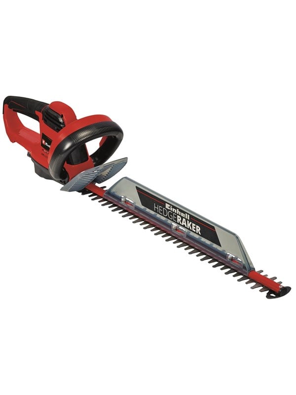 Einhell Elektro-Heckenschere GC-EH 6055/1 (600 W, 2.800 Schnitte/Min., Schnittgutsammler, Kabelzugentlastung, Zusatzhandgriff, Softgrip, Zweihand-Sicherheitsschalter)
