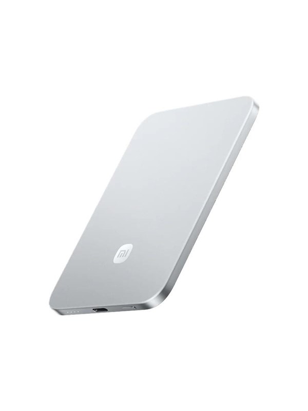 Xiaomi UltraThin Magnetic 15W - Silver Powerbank (Akku) - silber - 5000 mAh