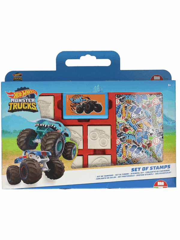 Hot Wheels Coloring Set with Stamps 41pcs.