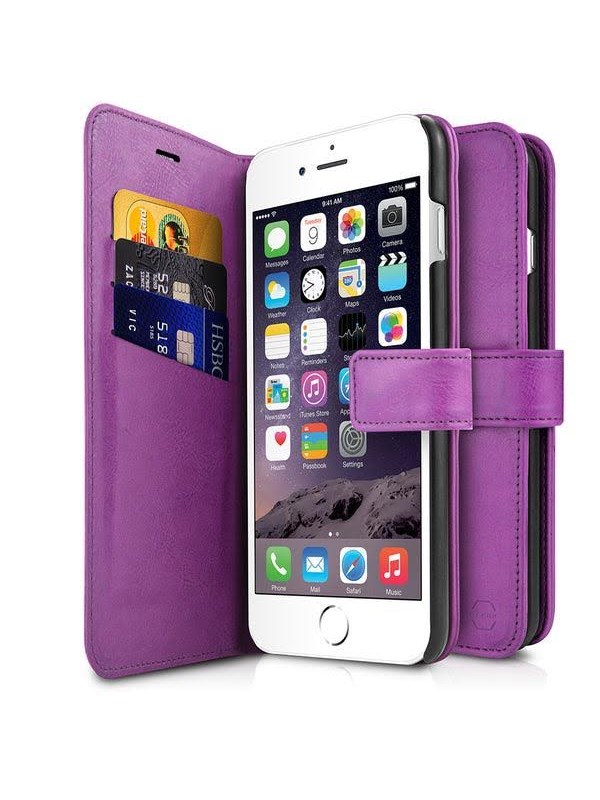 ITSKINS BOOK cover for iPhone 8  7  6s  6 Purple