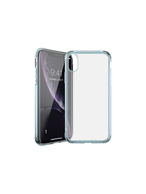 ITSKINS NANO ICE cover for iPhone XR®. Light blue and transparent