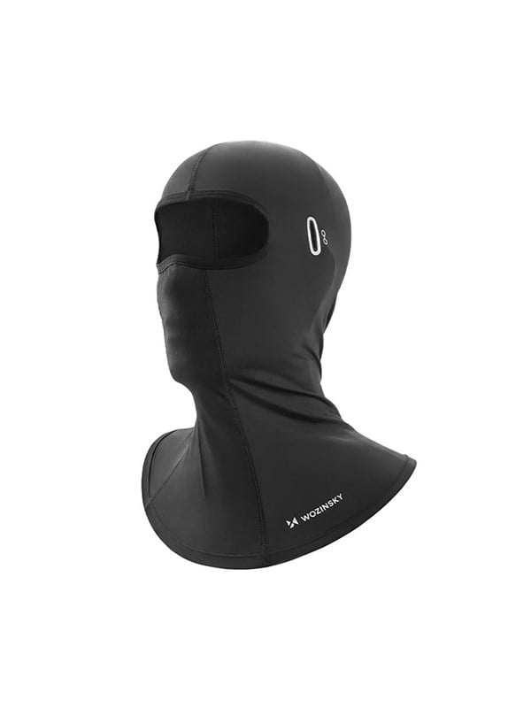 Wozinsky WKM-02B Balaclava Face Mask Motorcycle Bicycle Balaclava with Glasses Holes - Black