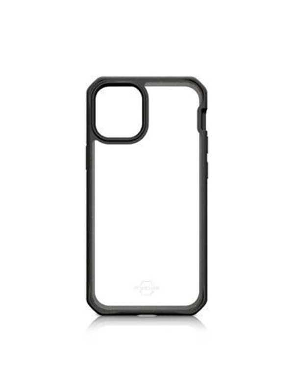 ITSKINS FERONIABIO PURE Cover for iPhone 12 mini®. Black and transparent
