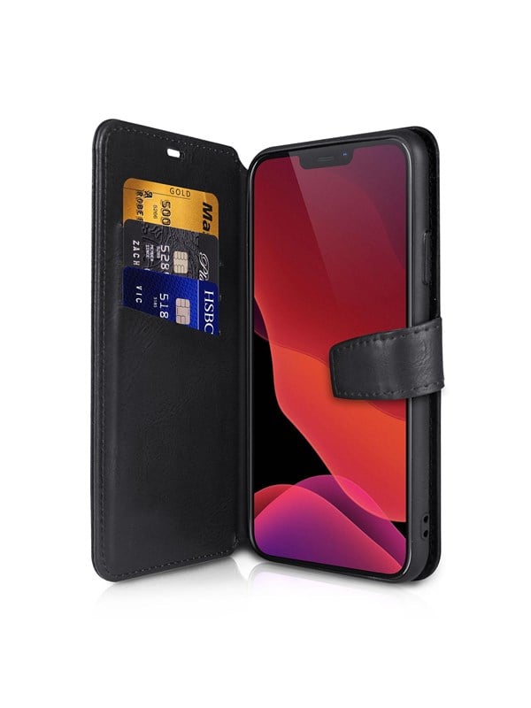 ITSKINS BOOK cover for iPhone 13 Pro Black