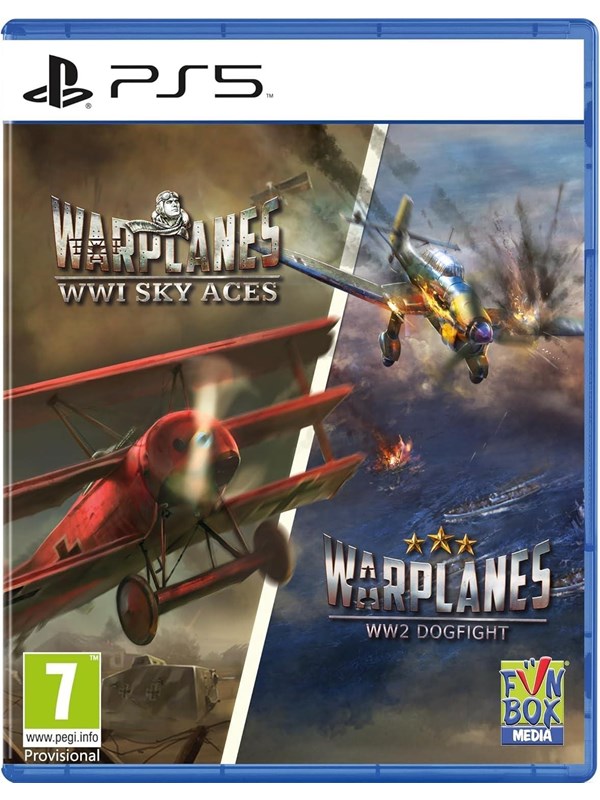Warplanes: WW1 Sky Aces + WW2 Dogfight - Sony PlayStation 5 - Simulator - PEGI 7