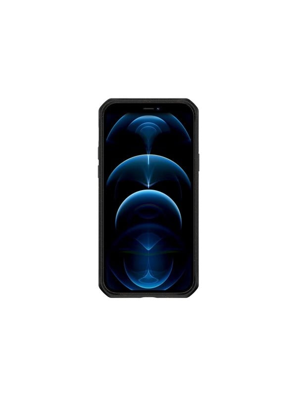 ITSKINS FERONIABIO PURE Cover for iPhone 12 Pro Max®. Black and transparent
