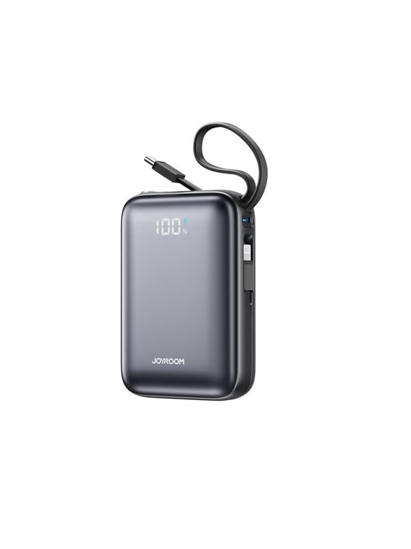 Joyroom JR-PBF29 20000mAh 22.5W Powerbank with Double Cable - Black Powerbank (Akku) - schwarz - 20000 mAh