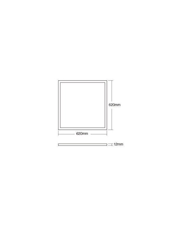 Miboxer LED Panel - Firkantet - 620x620mm - 40W - RGB-CCT - 2.4GHz RF