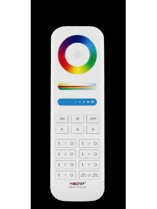 Miboxer Fjernbetjening - RGB-CCT - 7 Zoner - Zigbee 3.0