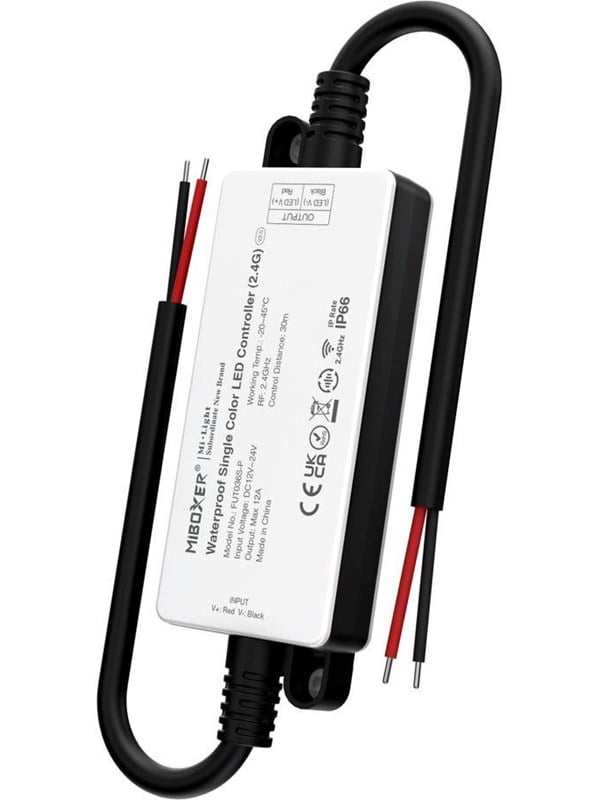 Miboxer LED Controller - DC12/24V - 2.4GHz RF - 12A (FUT036S-P)