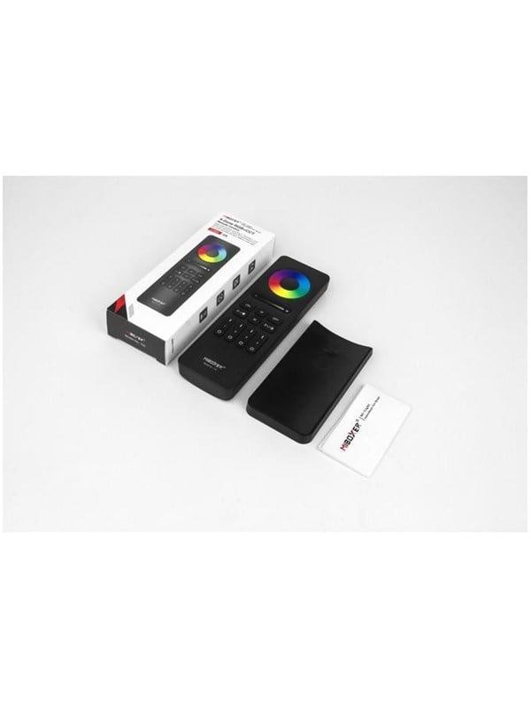 Miboxer Fjernbetjening - Sort - RGB-CCT - 4 Zoner - 2.4GHz RF