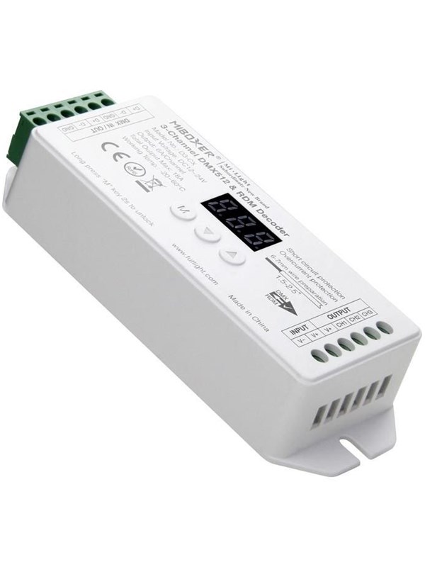 Miboxer LED Controller - DC12/24V - DMX512 (D3-CX)