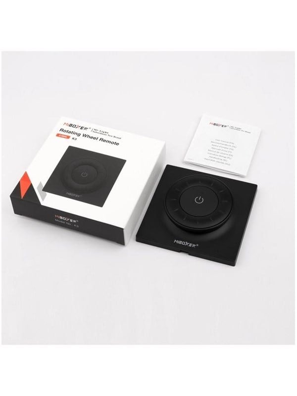 Miboxer Fjernbetjening - Roterende Hjul - Sort - CCT - 2.4GHz RF