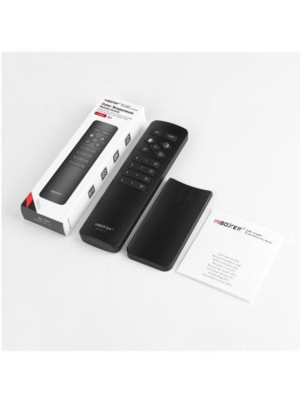 Miboxer Fjernbetjening - Sort - CCT - 2.4GHz RF