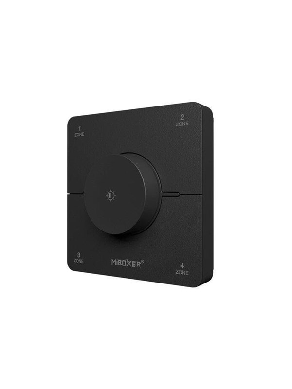 Miboxer Fjernbetjening - Sort - CCT - 4 Zoner - 2.4GHz RF
