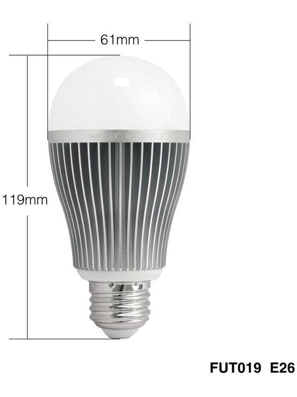 Miboxer LED Pære E27 - 9W - CCT