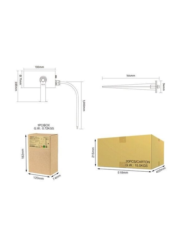 Miboxer Have Lampe - 12W - RGB-CCT - Zigbee 3.0