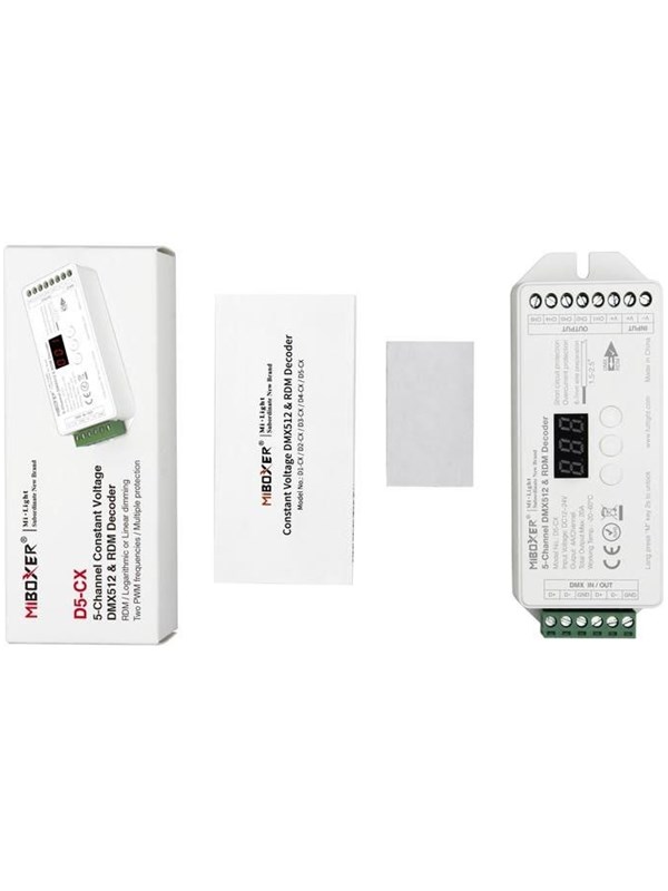 Miboxer LED Controller - DC12/24V - DMX512 (D5-CX)