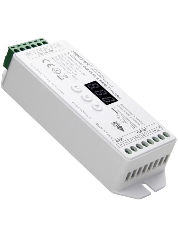 Miboxer LED Controller - DC12/24V - DMX512 (D4-CX)