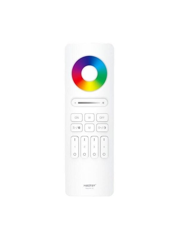 Miboxer Fjernbetjening - Hvid - RGB-CCT - 4 Zoner - 2.4GHz RF