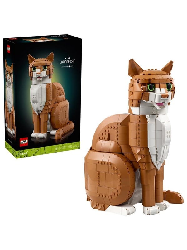 Image of LEGO Ideas 21376 Orangefarbene Katze