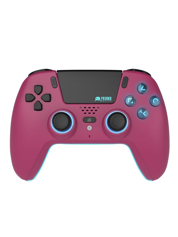 Freaks And Geeks Bluetooth Wireless Controller - LED - Cherry Red - Wireless Controller - Sony PlayStation 5