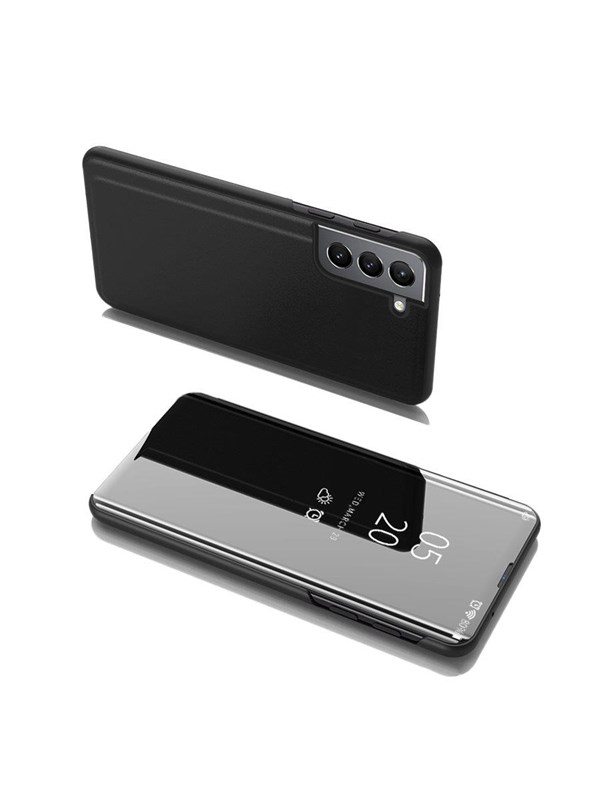 Hurtel Clear View Case Flip Cover for Samsung Galaxy S22 + (S22 Plus) Black