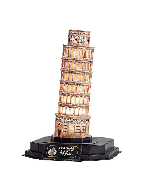 Cubic Fun 3D Puzzle Tower of Pisa with LED Lighting 3D Puzzle