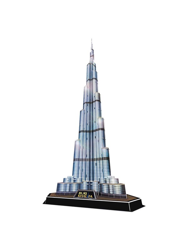 Cubic Fun 3D Puzzle Burj Khalifa with LED Lighting 3D Puzzle