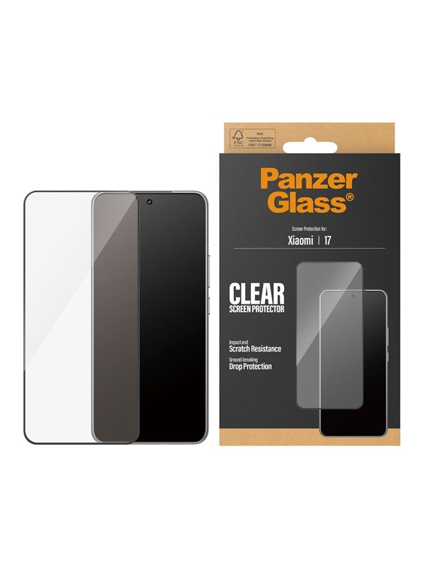 PanzerGlass Screen Protector Xiaomi 17 | Ultra-Wide Fit
